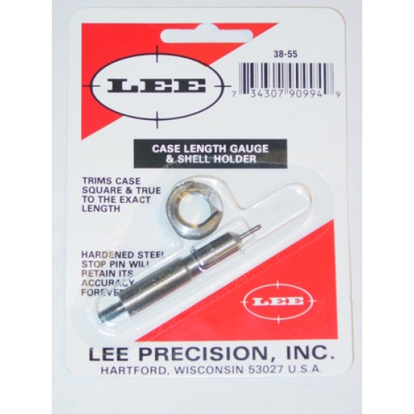 38/55 LEE CASE LENGTH GAUGE/SHELL HOLDER