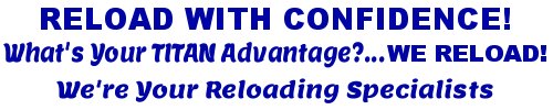 Reload with Confidence - Reloading Specialists