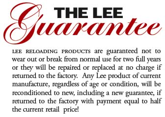 The Lee guarantee