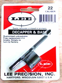 Lee 22 Cal Decapper & Base for Sale
