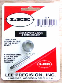 22 Hornet Lee Case Length Gauge/Shell Holder for Sale