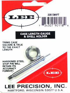 220 Swift Lee Case Length Gauge/Shell Holder for Sale