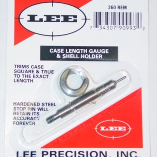 260 REM Lee Case Length Gauge/Shell Holder for Sale