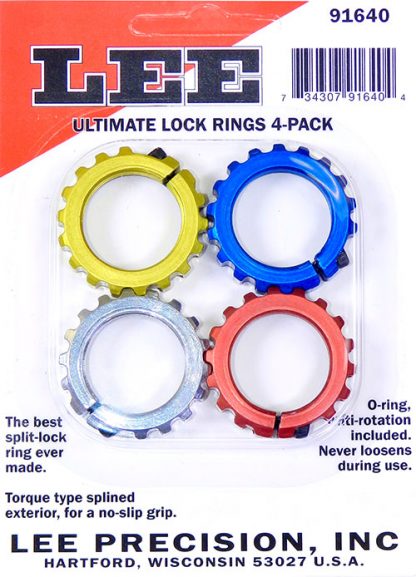 Lee Ultimate Lock Rings 4 Pack for Sale