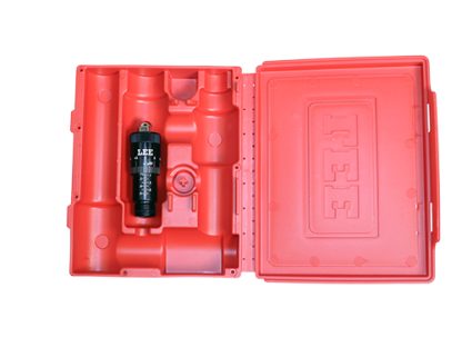 LEE LARGE CAL RIFLE MICROMETER ADJUST SCREW W/ STORAGE CASE
